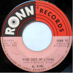 Al King High Cost Of Living / Nosey Neighbors Vinyl 7" USED