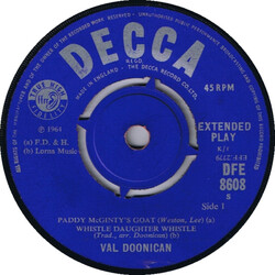 Val Doonican The Green Shades Of Vinyl 7" USED