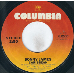 Sonny James Caribbean / Each Time I Look At You Vinyl 7" USED