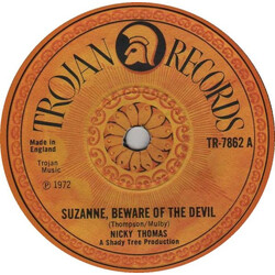 Nicky Thomas Suzanne Beware Of The Devil Vinyl 7" USED