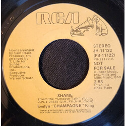 Evelyn King Shame Vinyl 7" USED