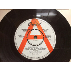Peggy Lee I Believe In You Vinyl 7" USED