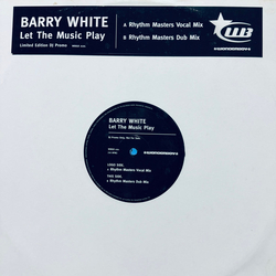 Barry White Let The Music Play Vinyl 12" USED