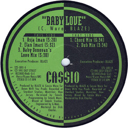 Cassio Ware Baby Love Vinyl 12" USED