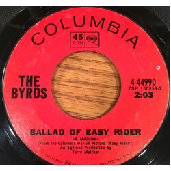 The Byrds Ballad Of Easy Rider / Wasn't Born To Follow Vinyl 7" USED
