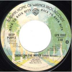 Deep Purple Smoke On The Water (Edited Version) Vinyl 7" USED