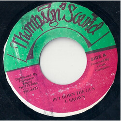 U Brown Put Down The Gun Vinyl 7" USED