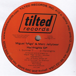 Miguel Migs / Marc Jellybear Hardnights EP Vinyl 12" USED