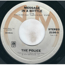 The Police Message In A Bottle Vinyl 7" USED