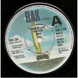 Heavy Metal Kids She's No Angel Vinyl 7" USED