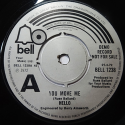 Hello You Move Me Vinyl 7" USED