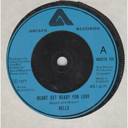 Hello Heart Get Ready For Love Vinyl 7" USED