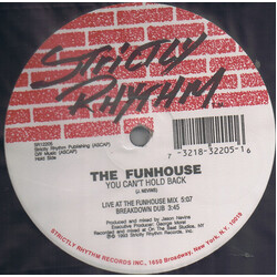 The Funhouse You Can't Hold Back Vinyl 12" USED