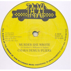 Chaka Demus & Pliers Murder She Wrote Vinyl 12" USED