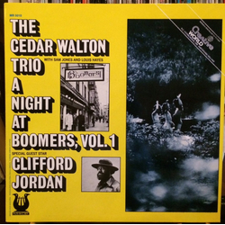 Cedar Walton Trio / Clifford Jordan A Night At Boomers, Vol. 1 Vinyl LP USED