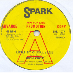 Iron Cross (2) Little Bit O' Soul Vinyl 7" USED