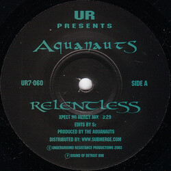 The Aquanauts Relentless / Bubble Beats Vinyl 7" USED