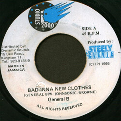 General B Bad Inna New Clothes Vinyl 7" USED