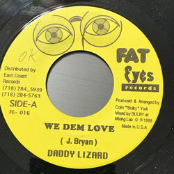 Daddy Lizard We Dem Love Vinyl 7" USED