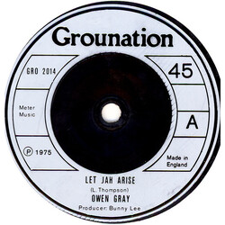 Owen Gray Let Jah Arise Vinyl 7" USED