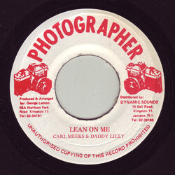Carl Meeks / Daddy Lilly Lean On Me Vinyl 7" USED
