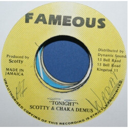 Scotty (2) / Chaka Demus Tonight Vinyl 7" USED