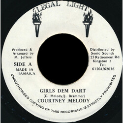 Courtney Melody Girls Dem Dart Vinyl 7" USED