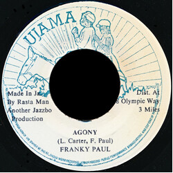 Frankie Paul Agony Vinyl 7" USED