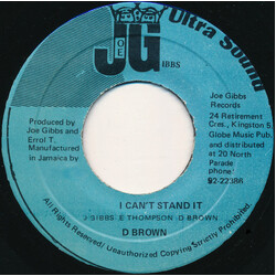 Dennis Brown I Can't Stand It Vinyl 7" USED