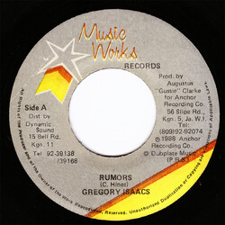 Gregory Isaacs Rumors Vinyl 7" USED