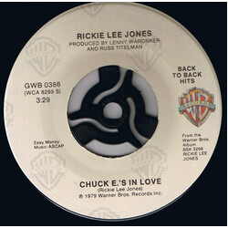Rickie Lee Jones Chuck E.'s In Love / Young Blood Vinyl 7" USED