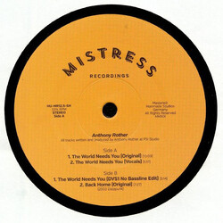 Anthony Rother Mistress 12.5 Vinyl 12" USED