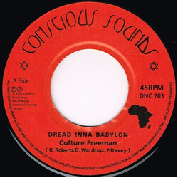 Culture Freeman Dread Inna Babylon USED VINYL 7INCH 45 RPM