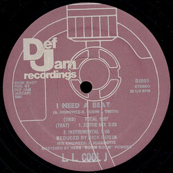 LL Cool J I Need A Beat Vinyl 12" USED
