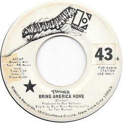 Timber (6) Bring America Home Vinyl 7" USED