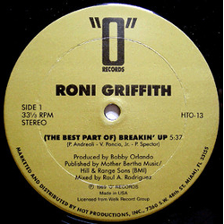Roni Griffith (The Best Part Of) Breakin' Up / Desire (Extended) Vinyl 12" USED