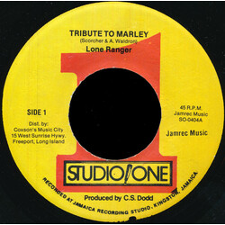 Lone Ranger Tribute To Marley Vinyl 7" USED