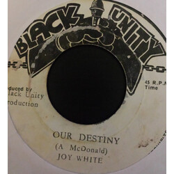 Joy White Our Destiny Vinyl 7" USED