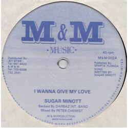 Sugar Minott I Wanna Give My Love Vinyl 12" USED