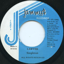 Simpleton Lawyer Vinyl 7" USED