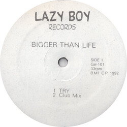 Bigger Than Life Try Vinyl 12" USED