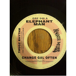 Elephant Man / Nu Barn Thugz Change Gal Often / Continental Vinyl 7" USED