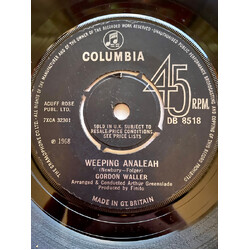 Gordon Waller Weeping Analeah Vinyl 7" USED