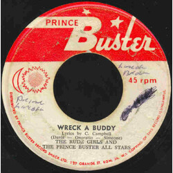 The Rude Girls / Prince Buster's All Stars / The Mellotones Wreck A Buddy / Fly Away Vinyl 7" USED