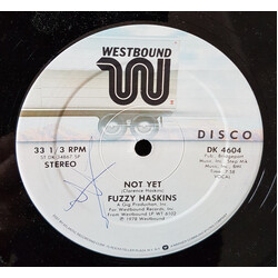 Fuzzy Haskins Not Yet / I Think I Got My Thang Together Vinyl 12" USED