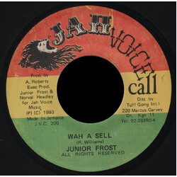 Junior Frost / Christopher Meredith Wah A Sell / Rock Rider Vinyl 7" USED