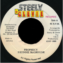 Freddie McGregor Prophecy Vinyl 7" USED