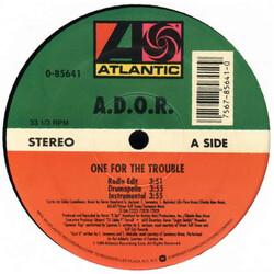 A.D.O.R. One For The Trouble Vinyl 12" USED