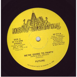 Future (14) We're Going To Party Vinyl 12" USED