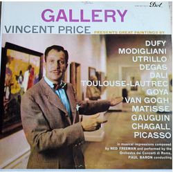 Vincent Price (2) Gallery Vinyl LP USED